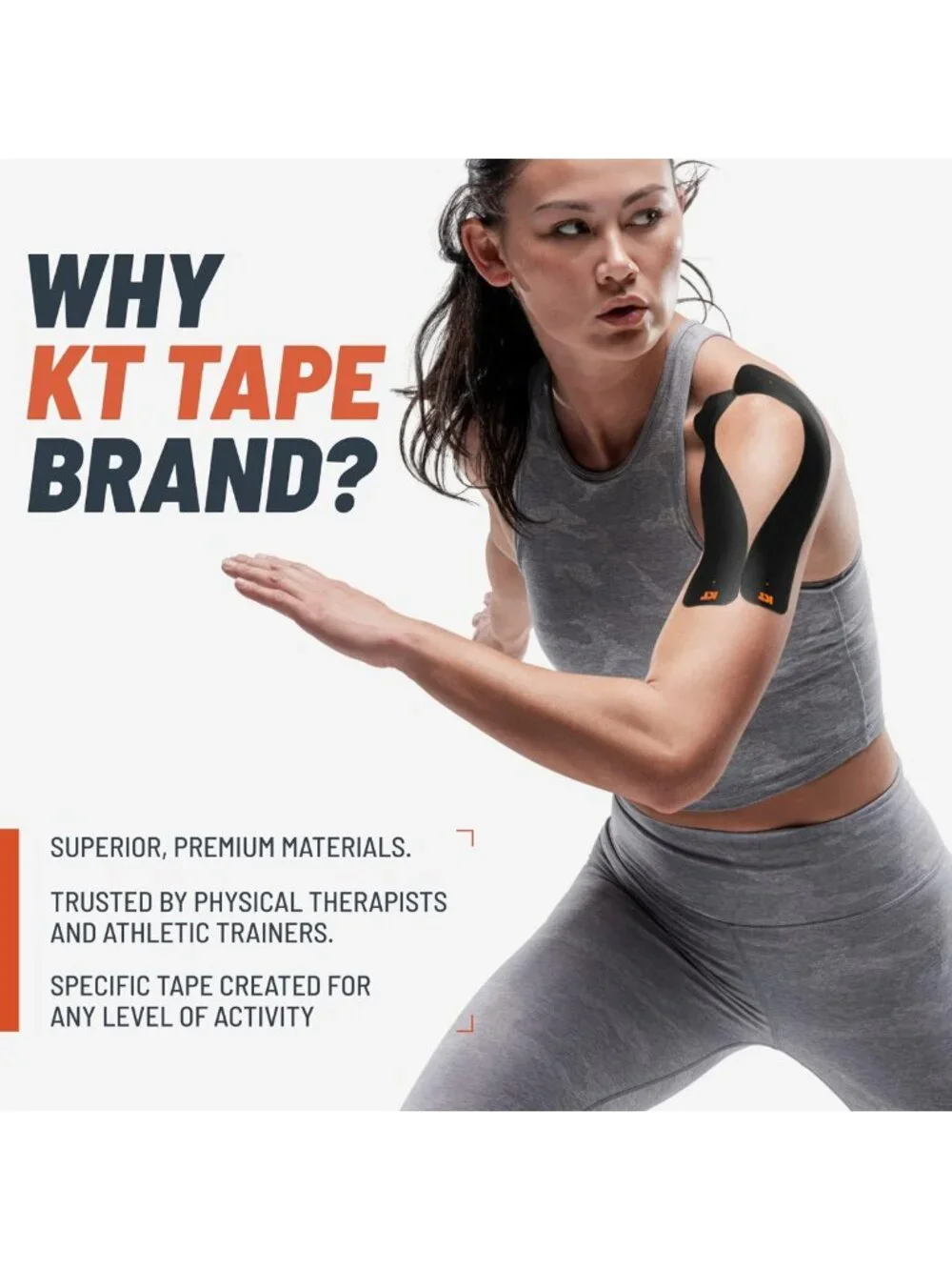 Elastic Kinesiology Athletic Tape - Original Cotton, 16' Uncut Roll for Pain